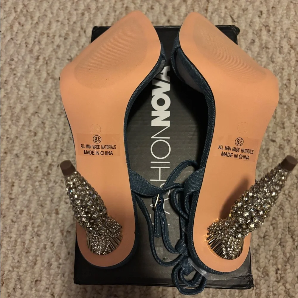 Rhine Stone High Heels - Picture 4 of 5